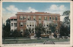 Sarah Leigh Memorial Hospital Norfolk, VA Postcard Postcard Postcard