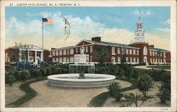 Junior High School No. 3 Trenton, NJ Postcard Postcard Postcard