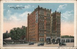 Hotel Metropole Denver, CO Postcard Postcard Postcard