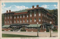 Continental Hotel Pineville, KY Postcard Postcard Postcard