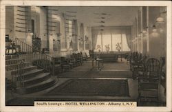 South Lounge Hotel Wellington Albany, NY Postcard Postcard Postcard