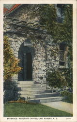 Entrance Roycroft Chapel Postcard