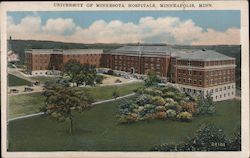 University of Minnesota Hospitals Minneapolis, MN Postcard Postcard Postcard