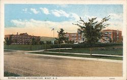 State Teachers College and Dormitory Postcard