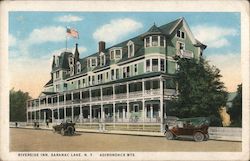 Riverside Inn Saranac lake, NY Postcard Postcard Postcard