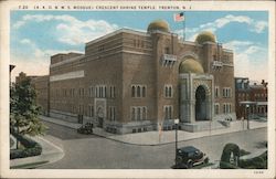 AAONMS Mosque - Crescent Shrine Temple Trenton, NJ Postcard Postcard Postcard