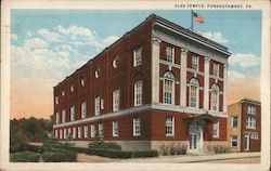 Elks Temple Punxsutawney, PA Postcard Postcard Postcard