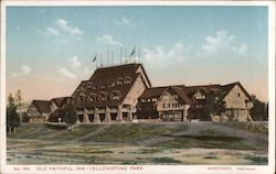 Old Faithful Inn-Yellowstone Park Postcard