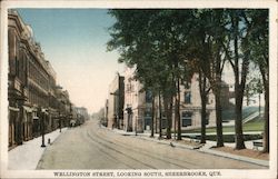 Wellington Street looking SOuth Postcard