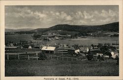 Panorama of Gaspé Gaspe, PQ Canada Quebec Postcard Postcard Postcard