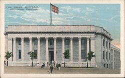 Civic Library, Montreal Postcard