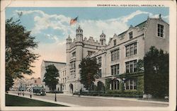 Erasmus Hall High School Postcard