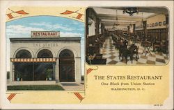 The States restaurant Postcard