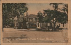 Telephone Building West Acton, MA Postcard Postcard Postcard