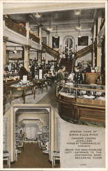 Interior Views of Birks-Ellis-Ryrie Jewelers Toronto, ON Canada Ontario Postcard Postcard Postcard