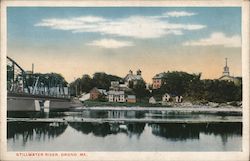 Stillwater River Orono, ME Postcard Postcard Postcard