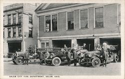 Salem City Fire Department Postcard