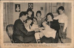 Dionne Family - Rose, Therese, Ernest, Daniel, Pauline, Oliva Junior Postcard