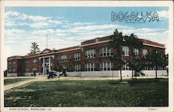 High School Bogalusa, LA Postcard Postcard Postcard