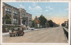 Indian Run School, North Noble Street Bellaire, OH Postcard Postcard Postcard