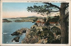 Coast From Carmel Highlands Postcard