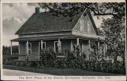 Birth Place of the Dionne Quintuplets Callander, ON Canada Ontario Postcard Postcard Postcard