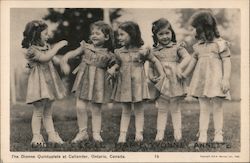 Dionne Quintuplets Postcard