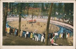 Monkey Island Roger Williams Park Postcard