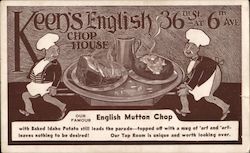 Keen's English Chop House Postcard