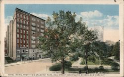 Hotel Irving, Twenty-Six Gramercy Park New York City, NY Postcard Postcard Postcard