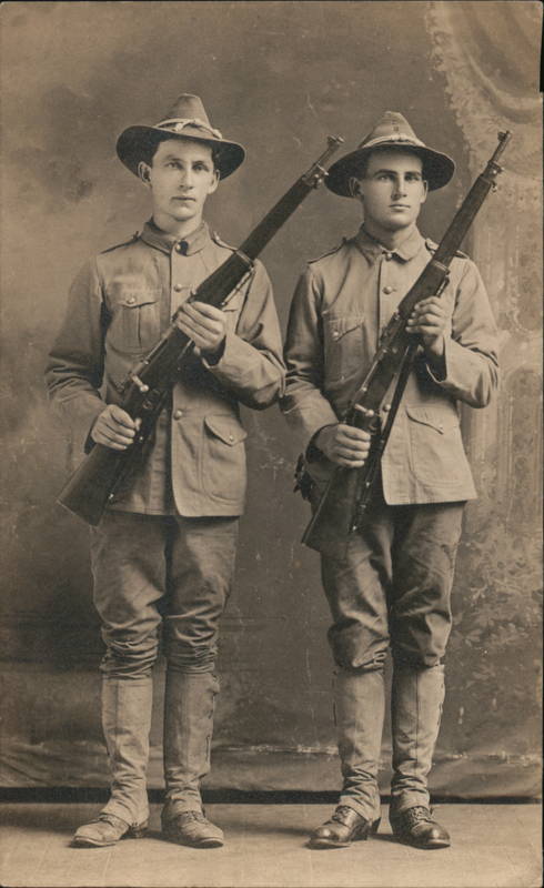 Armed Soldiers, Studio Photo World War I