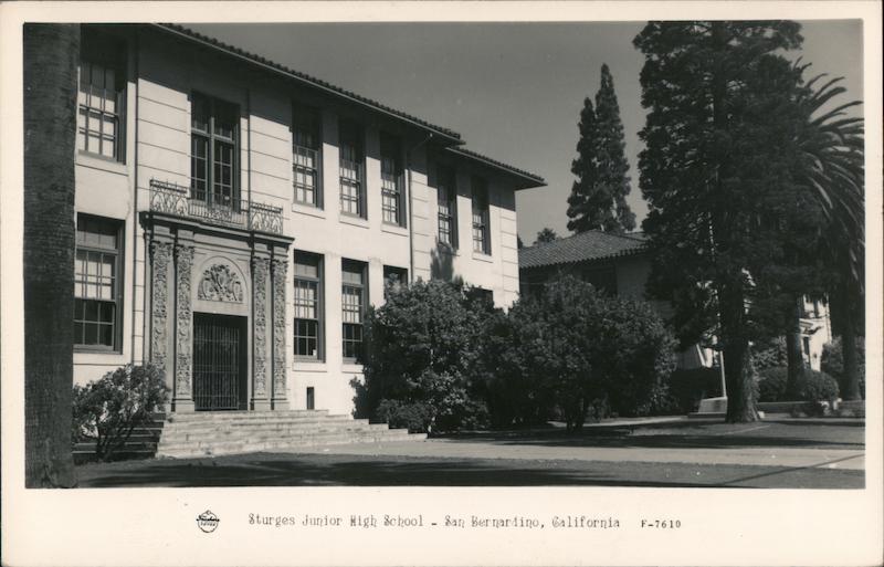 Sturges Junior High School San Bernardino California