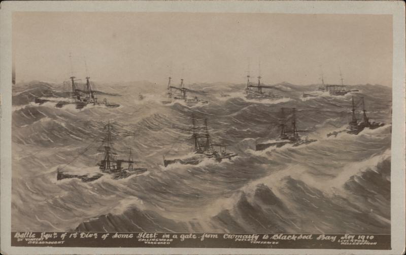 British Battle Squad, 1st Division 1910 Navy