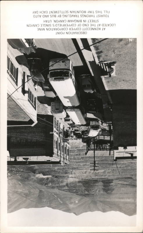 Observation Point at Kennecott Copper Corporation Mine Bingham Canyon Utah