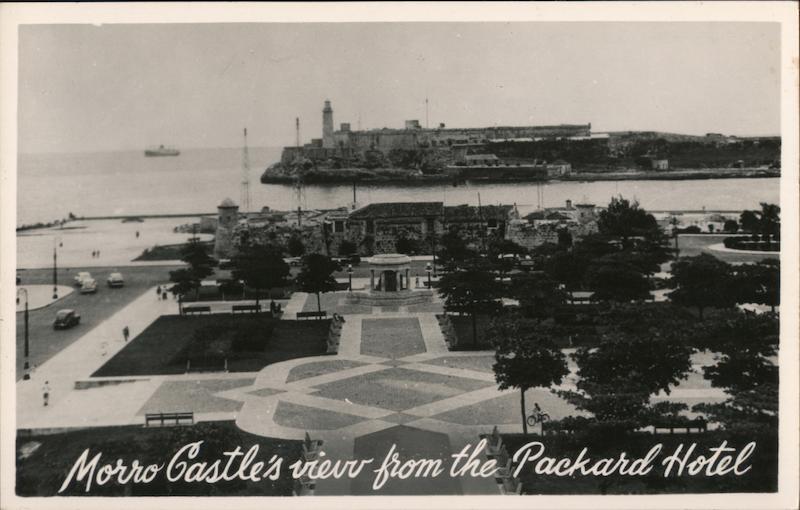 Morro Castle's View from the Packard Hotel Havana Cuba