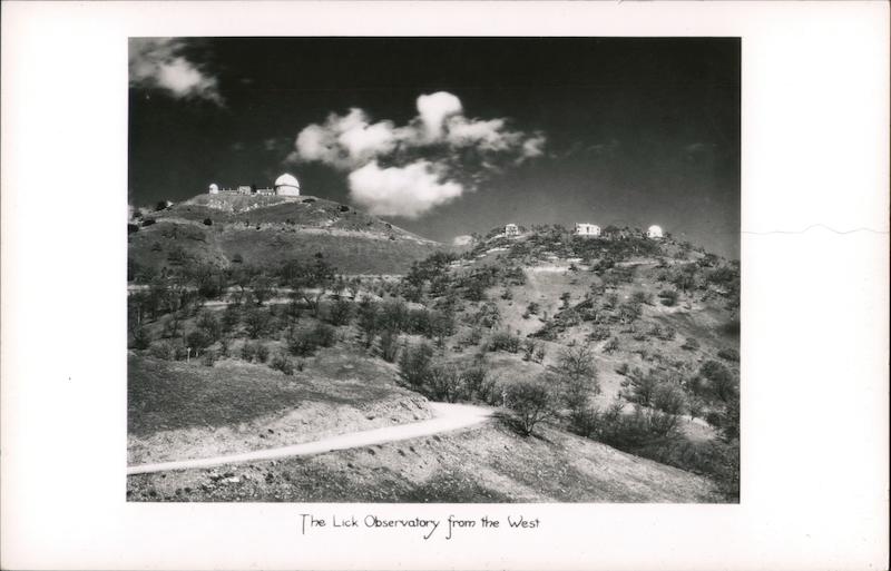 The Lick Observatory from the West Mount Hamilton California