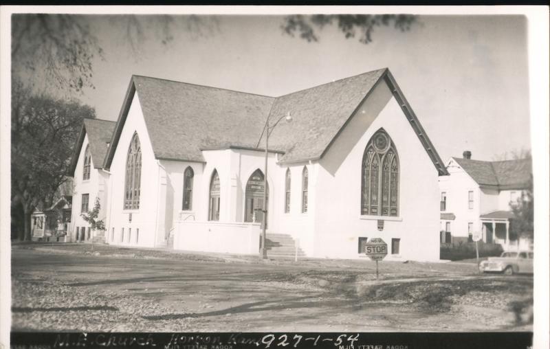 Horton First United Methodist Church Kansas Postcard
