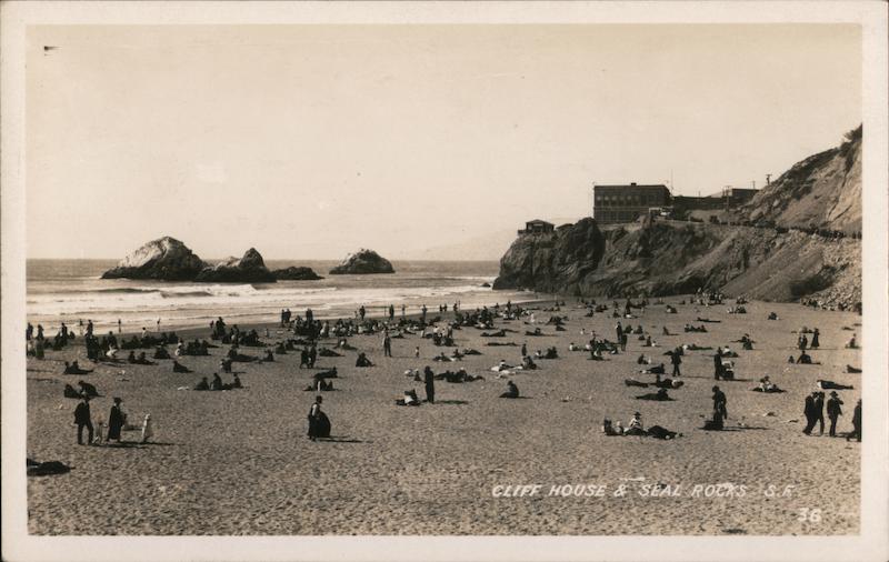 Cliff House and Seal Rocks San Francisco California