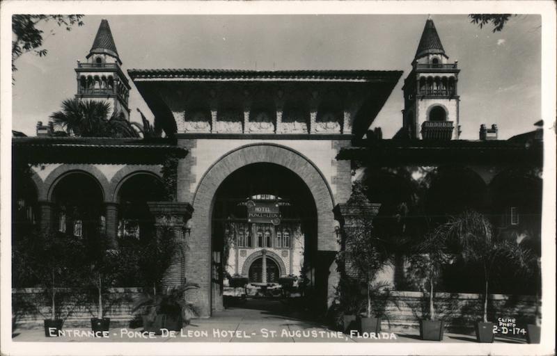 Entrance - Ponce De Leon Hotel St. Augustine Florida