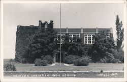 Western Christian High School Hull, IA Postcard Postcard Postcard