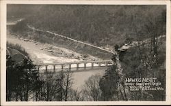 Hawks Nest Dam - Route 60 Ansted, WV Postcard Postcard Postcard