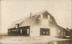 Livery Barn Morley, MI Postcard Postcard Postcard
