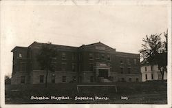 Sabetha Hospital Postcard