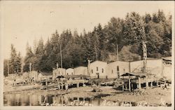 Indian Village - Wakas House Postcard