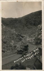 Boulder Canyon Road Las Vegas, NV Postcard Postcard Postcard