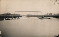 Wisner Bridge - Wisner, Nebraska Postcard