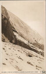 Face of Grinner Glacier - Glacier National Park Postcard