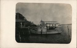 Small Boats on Water Postcard