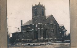 Cowden First Methodist Church Illinois Postcard Postcard Postcard