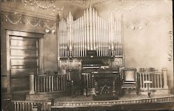 Organ in a Methodist Episcopal Church Postcard